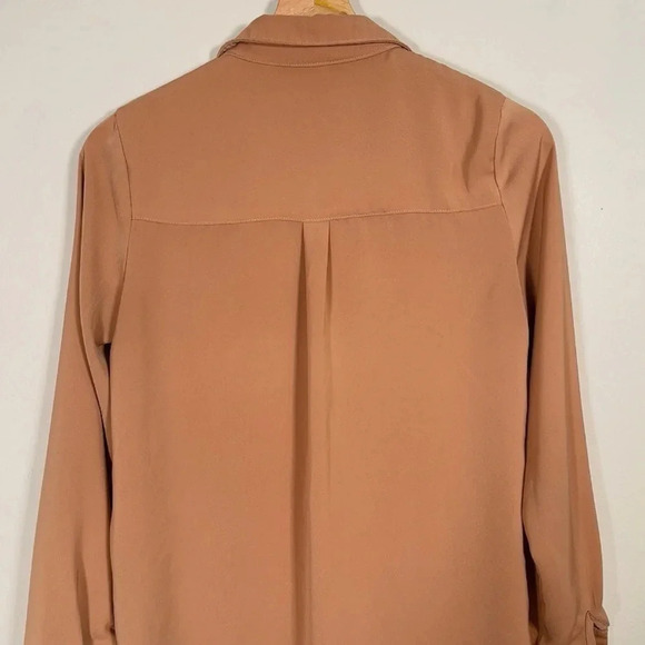 Missguided  Button Down Brown Oversized Shirt - Picture 8 of 12